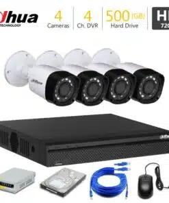 5mp 4K Security Camera System with 4 Camera Package Dahua