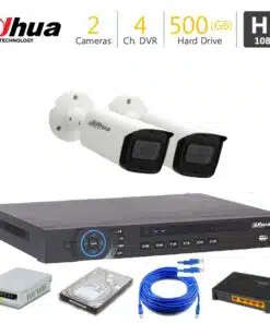 5mp 4K Security Camera System with 2 Camera Package Dahua
