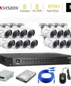 5mp 4K Security Camera System with 16 Camera Package Hikvison