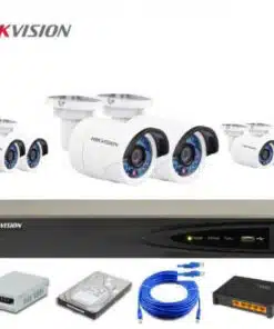5mp 4K Security Camera System with 6 Camera Package HikVison