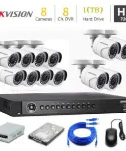 5mp 4K Security Camera System with 12 Camera Package Hikvion