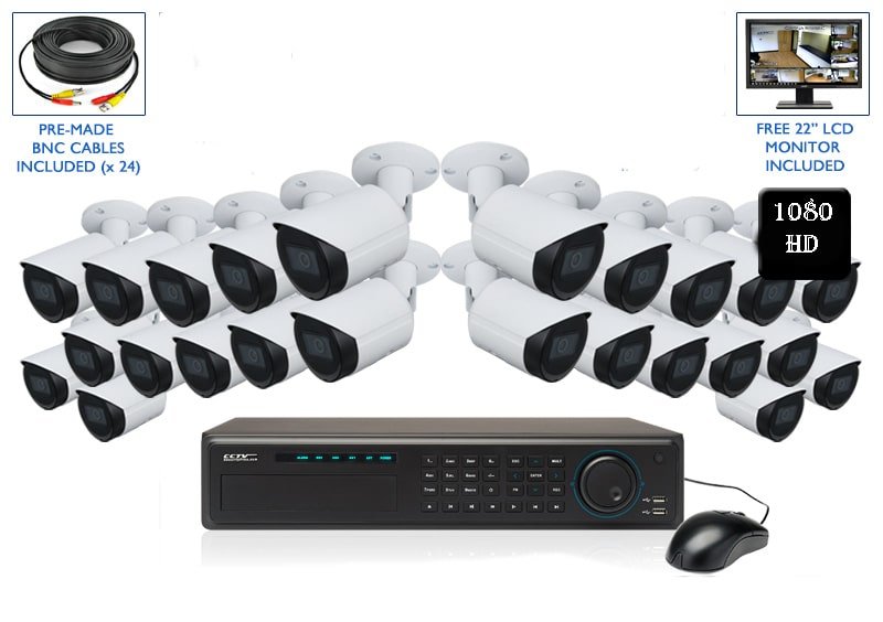 5mp 4K Security Camera System with 24 Camera Package Dahua