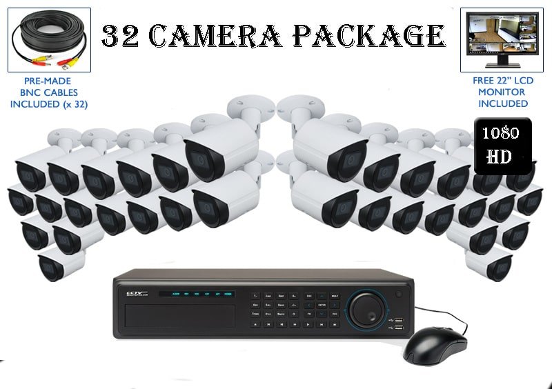 5mp 4K Security Camera System with 32 Camera Package Dahua