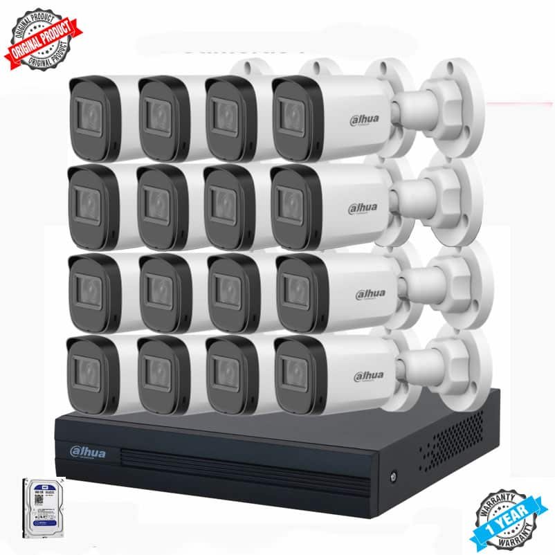 5mp 4K Security Camera System with 16 Camera Package Dahua