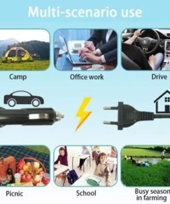 Alternative view of Multifunctional Stainless Steel Electric Lunch Box Food Heater Car and Home Use Electric Lunch Box with HandbagHeating LunchBox